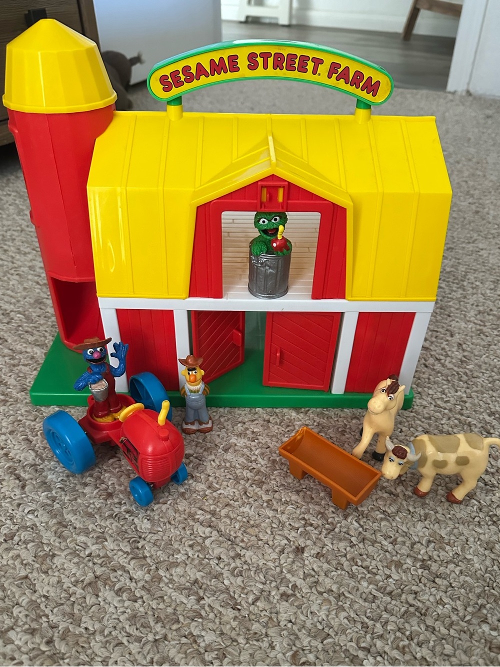 Vintage Sesame Street Farm Playset